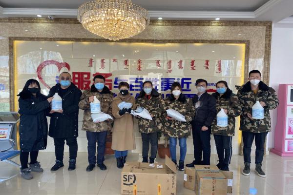 金桥开发区乌尼尔社区抗疫物资捐赠